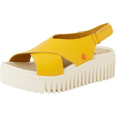ART Damen 1574 Brighton Sandale, Nappa, Gelb, 42 EU ART Damen 1574 Brighton Sandale, Nappa, Gelb, 42 EU