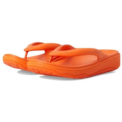 Fitflop Women's Relieff Recovery Toe-Post Sandals, Orange, 4 UK Wide Fitflop Women's Relieff Recovery Toe-Post Sandals, Orange, 4 UK Wide