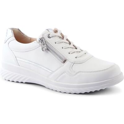 Ganter Damen Heike-H Sneaker, Weiß, 37.5 EU Weit Ganter Damen Heike-H Sneaker, Weiß, 37.5 EU Weit