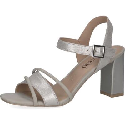 CAPRICE Damen Sandalen mit Absatz Elegant Festlich, Silber (Silver Comb), 40 EU CAPRICE Damen Sandalen mit Absatz Elegant Festlich, Silber (Silver Comb), 40 EU