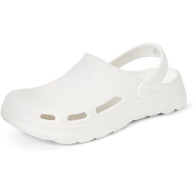 Amazon Unisex-Adult Leichte Garten-Clogs, Weiß, 45/46 EU Amazon Unisex-Adult Leichte Garten-Clogs, Weiß, 45/46 EU