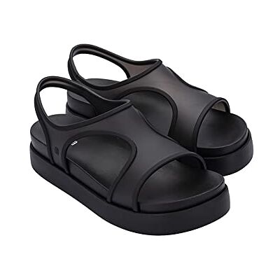 Melissa Damen Bikini Plateau Ad Keilabsatz Sandalen, schwarz/weiß, 37.5 EU Melissa Damen Bikini Plateau Ad Keilabsatz Sandalen, schwarz/weiß, 37.5 EU