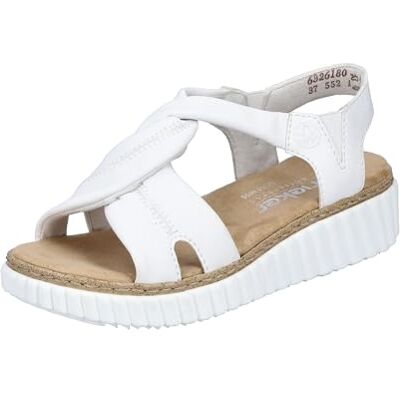 Rieker Damen Sandalen 63261-80 weiß Gr. 38 Rieker Damen Sandalen 63261-80 weiß Gr. 38