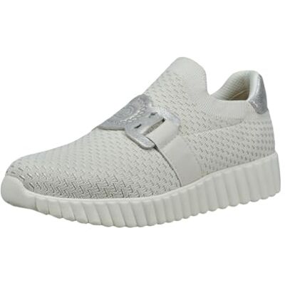 Bugatti Damen Slipper 435AI6676950-2113, 38, Offwhite/Silver Bugatti Damen Slipper 435AI6676950-2113, 38, Offwhite/Silver