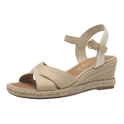 Tamaris Sandalette Damen Keilabsatz braun,EU 39 Tamaris Sandalette Damen Keilabsatz braun,EU 39