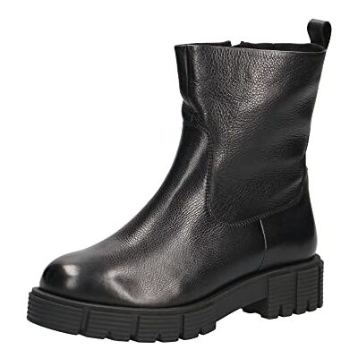CAPRICE Leder Stiefelette mit Absatz Schwarz 26453 Warmfutter CAPRICE Leder Stiefelette mit Absatz Schwarz 26453 Warmfutter