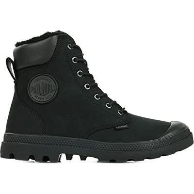 Palladium Pampa Sport Shearling Waterproof, Unisex-Erwachsene, Klassische Stiefel, Schwarz (Black 466), 36 EU Palladium Pampa Sport Shearling Waterproof, Unisex-Erwachsene, Klassische Stiefel, Schwarz (Black 466), 36 EU