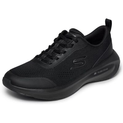 Skechers Damen Plush Foam Turnschuhe, Black Mesh Trim, 40.5 EU Skechers Damen Plush Foam Turnschuhe, Black Mesh Trim, 40.5 EU