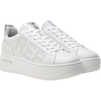 Replay Damen Sneaker mit Plateau, White 061 (Schwarz), 35 Replay Damen Sneaker mit Plateau, White 061 (Schwarz), 35