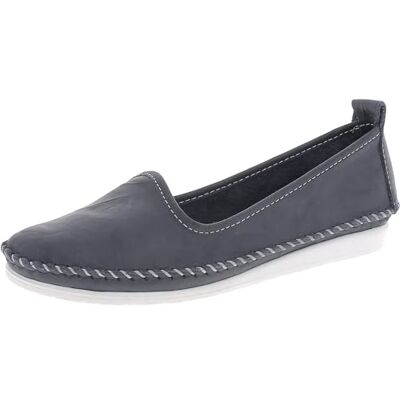 Andrea Conti Damen Slipper Mokassin aus weichem Leder im Boho Style 0027449 Andrea Conti Damen Slipper Mokassin aus weichem Leder im Boho Style 0027449