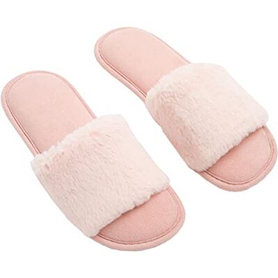 OHS Damen-Hausschuhe, Blush Pink, 36/37 EU OHS Damen-Hausschuhe, Blush Pink, 36/37 EU
