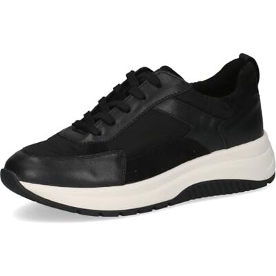 CAPRICE Damen Sneaker flach Sportlich Plateau, Schwarz (Black Comb), 40 EU CAPRICE Damen Sneaker flach Sportlich Plateau, Schwarz (Black Comb), 40 EU