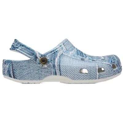 Crocs Klassische Jeans-Clogs für Erwachsene, Unisex, Hell-Denim, 7 US Women/5 US Men, Heller Denim, 37/38 EU Crocs Klassische Jeans-Clogs für Erwachsene, Unisex, Hell-Denim, 7 US Women/5 US Men, Heller Denim, 37/38 EU