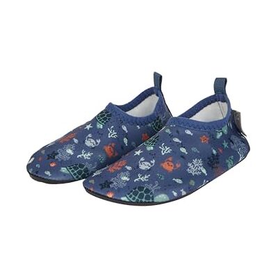 Sterntaler Badeschuhe Unterwasser Print- Aquaschuhe schnelltrocknend Wasserschuhe Baby Jungen Schwimmschuhe, bequeme Strand Slipper, blau, Größe 22 Sterntaler Badeschuhe Unterwasser Print- Aquaschuhe schnelltrocknend Wasserschuhe Baby Jungen Schwimmschuhe, bequeme Strand Slipper, blau, Größe 22