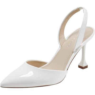Marc Damen Hadya Pump, Weiß 120, 38 EU Marc Damen Hadya Pump, Weiß 120, 38 EU