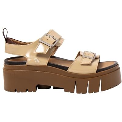 ART 2041 Leeds, flache Damen-Sandalen, Champagner, 41 EU ART 2041 Leeds, flache Damen-Sandalen, Champagner, 41 EU