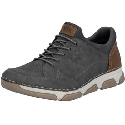 Rieker Herren 15950 Slipper Grau 45 Rieker Herren 15950 Slipper Grau 45