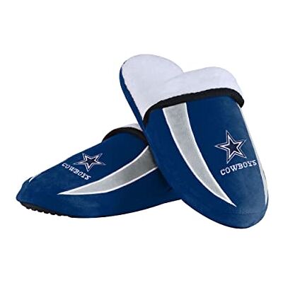 FOCO NFL Herren Hausschuhe mit Team-Logo, Sherpa, Herren, Team Logo Sherpa Slippers, Team Color, Medium (9-10) FOCO NFL Herren Hausschuhe mit Team-Logo, Sherpa, Herren, Team Logo Sherpa Slippers, Team Color, Medium (9-10)