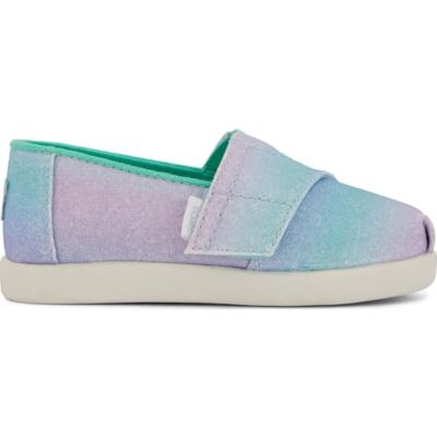 TOMS Alpargata Classic Loafer für Jungen und Mädchen, flach, Jelly Bright Multi Ombre Glitzer, Größe 37 TOMS Alpargata Classic Loafer für Jungen und Mädchen, flach, Jelly Bright Multi Ombre Glitzer, Größe 37
