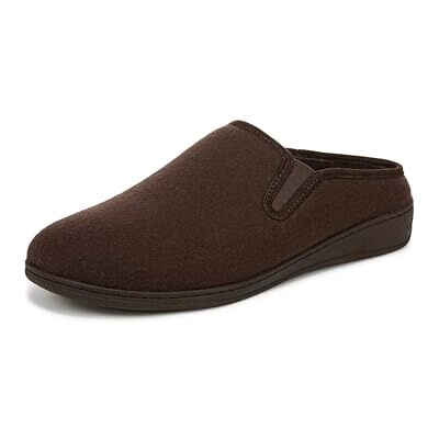 Vionic Herren Unwind Slipper, Schokoladen-Ganache-Stoff, 42 EU Vionic Herren Unwind Slipper, Schokoladen-Ganache-Stoff, 42 EU