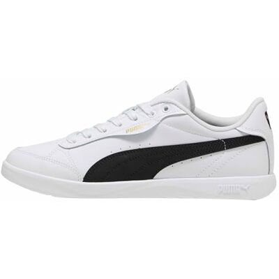 Puma Vikky Star Damen-Sneaker, Weiß/Schwarz/Gold, 7 UK Puma Vikky Star Damen-Sneaker, Weiß/Schwarz/Gold, 7 UK