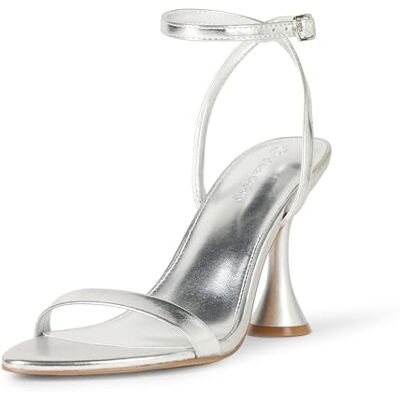 The Drop Damen Lina Trend Sandalen mit Absatz, Silber, Größe 42 The Drop Damen Lina Trend Sandalen mit Absatz, Silber, Größe 42