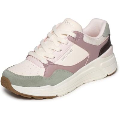 Skechers Damen Rovina Lite Cool Two The Core Turnschuhe, Pink and Green Duraleather Suede Mesh, 36 EU Skechers Damen Rovina Lite Cool Two The Core Turnschuhe, Pink and Green Duraleather Suede Mesh, 36 EU