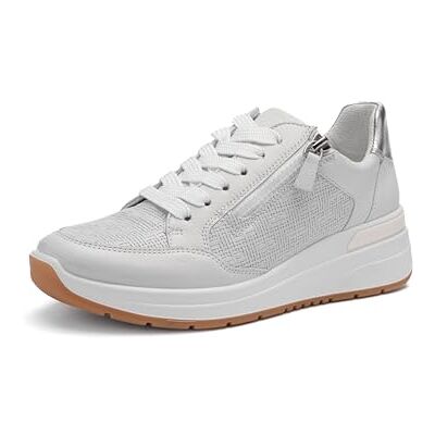 ARA Sneaker Garda Nebbia,Weiss,Silber Gr. 38 ARA Sneaker Garda Nebbia,Weiss,Silber Gr. 38