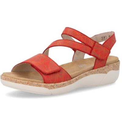 Remonte Damen Sandalen R6860-33 Scarlet/Apple-orange / 33 44 EU Remonte Damen Sandalen R6860-33 Scarlet/Apple-orange / 33 44 EU