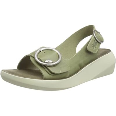 FLY London Damen Berk754fly Sandale, Grau Smog, 37 EU FLY London Damen Berk754fly Sandale, Grau Smog, 37 EU