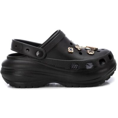 XTI Flache Sandalen 143888 für Damen, Schwarz, Schwarz, 40 EU XTI Flache Sandalen 143888 für Damen, Schwarz, Schwarz, 40 EU