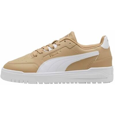 Puma Shuffle Downtown Sneaker für Damen und Herren, Sand Dune Weiß, 46 EU Puma Shuffle Downtown Sneaker für Damen und Herren, Sand Dune Weiß, 46 EU