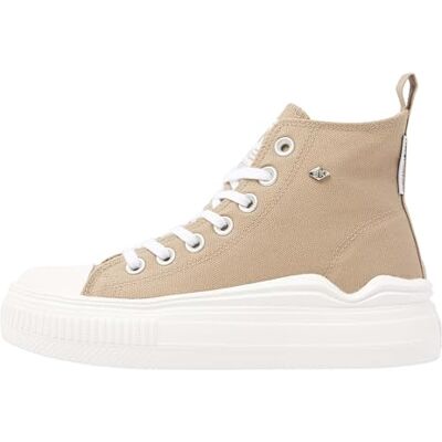 British Knights Damen Kaya Flow MID Sneaker, Taupe, 36 EU British Knights Damen Kaya Flow MID Sneaker, Taupe, 36 EU
