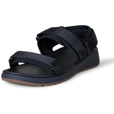Amazon Herren Verstellbare Sandale mit DREI Riemen, Schwarz, 44 EU Amazon Herren Verstellbare Sandale mit DREI Riemen, Schwarz, 44 EU