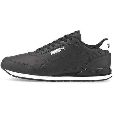 Puma St Runner V3 L, Unisex – Erwachsene Turnschuhe, Schwarz Schwarz Schwarz Weiß, 37 EU Puma St Runner V3 L, Unisex – Erwachsene Turnschuhe, Schwarz Schwarz Schwarz Weiß, 37 EU