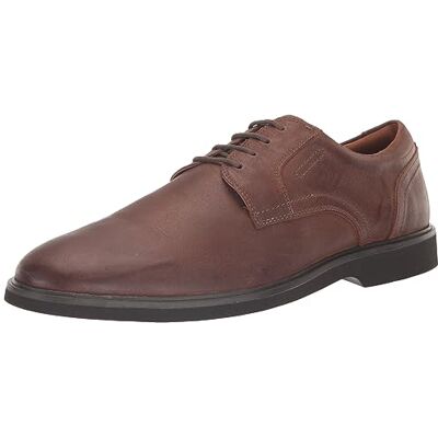 Clarks Damen Malwood-Spitze Oxford, Braunes Leder, 39.5 EU Clarks Damen Malwood-Spitze Oxford, Braunes Leder, 39.5 EU