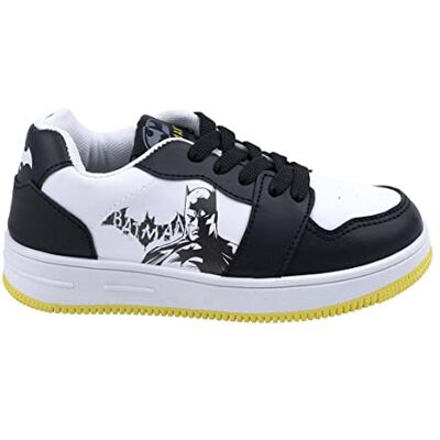 CERDÁ LIFE'S LITTLE MOMENTS Kinderschuhe Batman Weiß und Schwarz Größe 34 Mit Gummizug Turnschuhe für Kinder Tief Geschnitten mit PVC-Sohle Original Produkt in Spanien Designed CERDÁ LIFE'S LITTLE MOMENTS Kinderschuhe Batman Weiß und Schwarz Größe 34 Mit Gummizug Turnschuhe für Kinder Tief Geschnitten mit PVC-Sohle Original Produkt in Spanien Designed