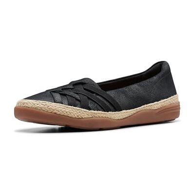 Clarks Damen Elaina Petal Slipper, Schwarzes Wildleder, 40 EU Clarks Damen Elaina Petal Slipper, Schwarzes Wildleder, 40 EU