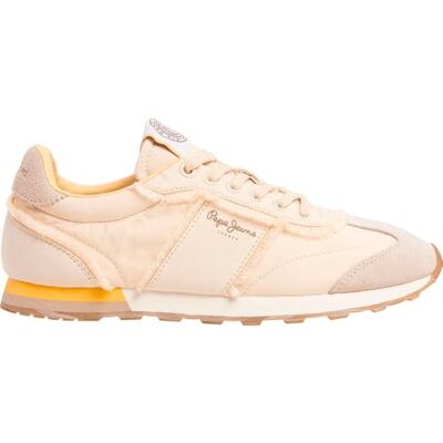 Pepe Jeans Damen Twill Sneak, Weiß, gebrochenes Weiß, 5 UK Pepe Jeans Damen Twill Sneak, Weiß, gebrochenes Weiß, 5 UK