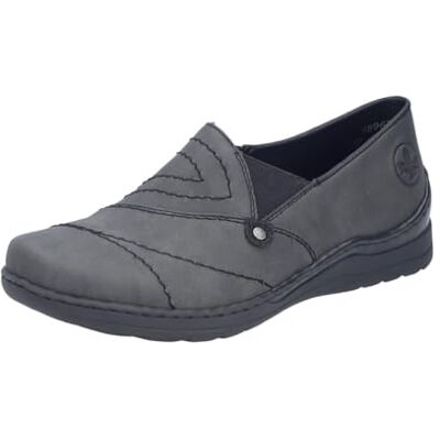 Rieker Damen 48961 Slipper Grau 38 Rieker Damen 48961 Slipper Grau 38