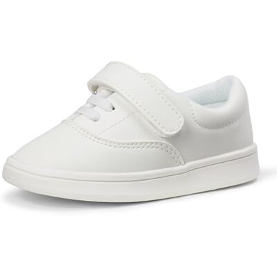 Amazon Unisex Kinder Sneakers Mit Elastischer Spitze, Weiß, 23 EU Amazon Unisex Kinder Sneakers Mit Elastischer Spitze, Weiß, 23 EU