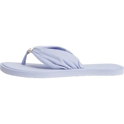 Tommy Hilfiger Damen Flip Flops Scandi Soft Summer Sandal mit breitem Zehenriemen, Blau (Stardust Blue), 35 Tommy Hilfiger Damen Flip Flops Scandi Soft Summer Sandal mit breitem Zehenriemen, Blau (Stardust Blue), 35