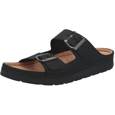 Berkemann Adam 01950, Pantoletten, Schwarz (Schwarz 985), 46 EU (11) Berkemann Adam 01950, Pantoletten, Schwarz (Schwarz 985), 46 EU (11)