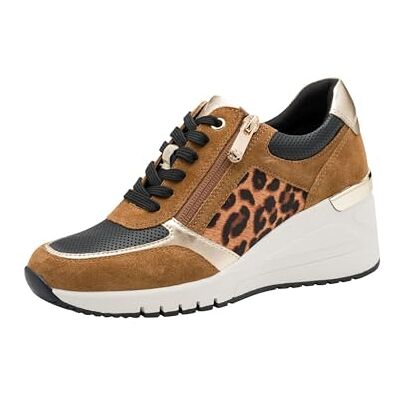 MARCO TOZZI Damen 2-23702-45 Sneaker, Cognac Comb, 38 EU MARCO TOZZI Damen 2-23702-45 Sneaker, Cognac Comb, 38 EU