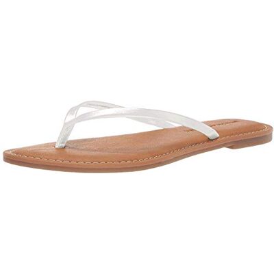 Amazon Damen Zehensandale, Weiß, 35 EU Amazon Damen Zehensandale, Weiß, 35 EU