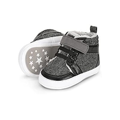 Sterntaler Baby Jungen Sporti Baby-Schuh, Schwarz, 22 EU Sterntaler Baby Jungen Sporti Baby-Schuh, Schwarz, 22 EU