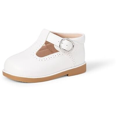 Amazon Unisex Kinder Mary-Jane-Abendschuhe mit T-Riemen, Weiß, 23 EU Amazon Unisex Kinder Mary-Jane-Abendschuhe mit T-Riemen, Weiß, 23 EU