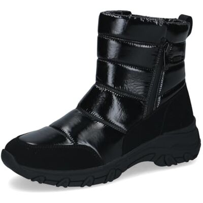 CAPRICE Damen Winterstiefel ohne Absatz Vegan Wasserabweisend, Schwarz (Black Comb), 39 EU CAPRICE Damen Winterstiefel ohne Absatz Vegan Wasserabweisend, Schwarz (Black Comb), 39 EU