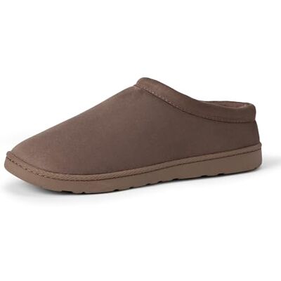 Amazon Herren Warme Sherpa-Clogs, grau, 11 Amazon Herren Warme Sherpa-Clogs, grau, 11