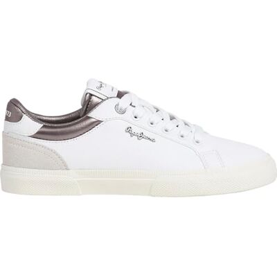 Pepe Jeans Damen Kenton Court WSneaker, Grey Dark Shadow Grey, 3 UK Pepe Jeans Damen Kenton Court WSneaker, Grey Dark Shadow Grey, 3 UK